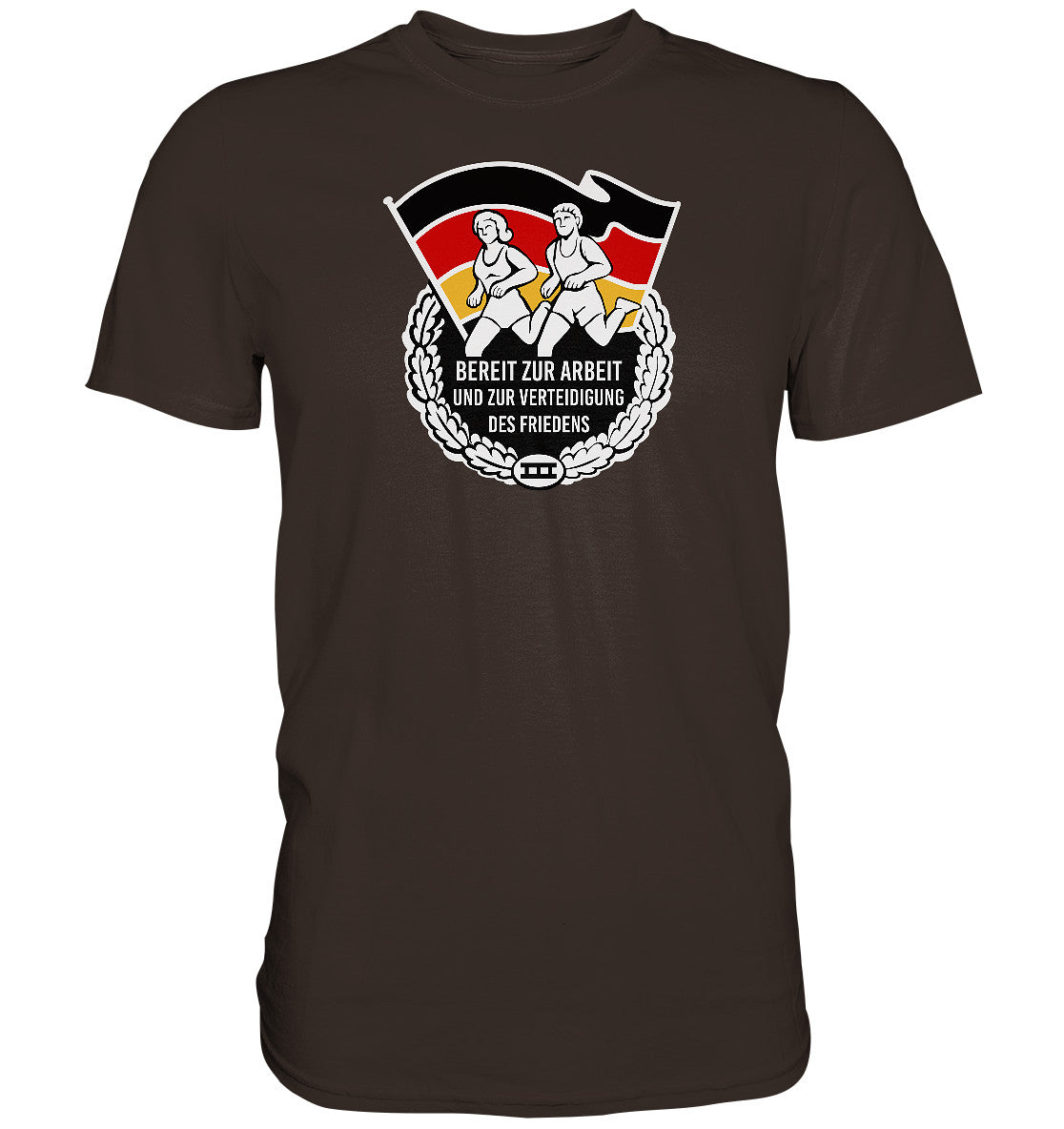 DDR Ostalgie Shirt Unisex • ORDEN - BEREIT ZUR ARBEIT UND ZUR VERTEIDIGUNG