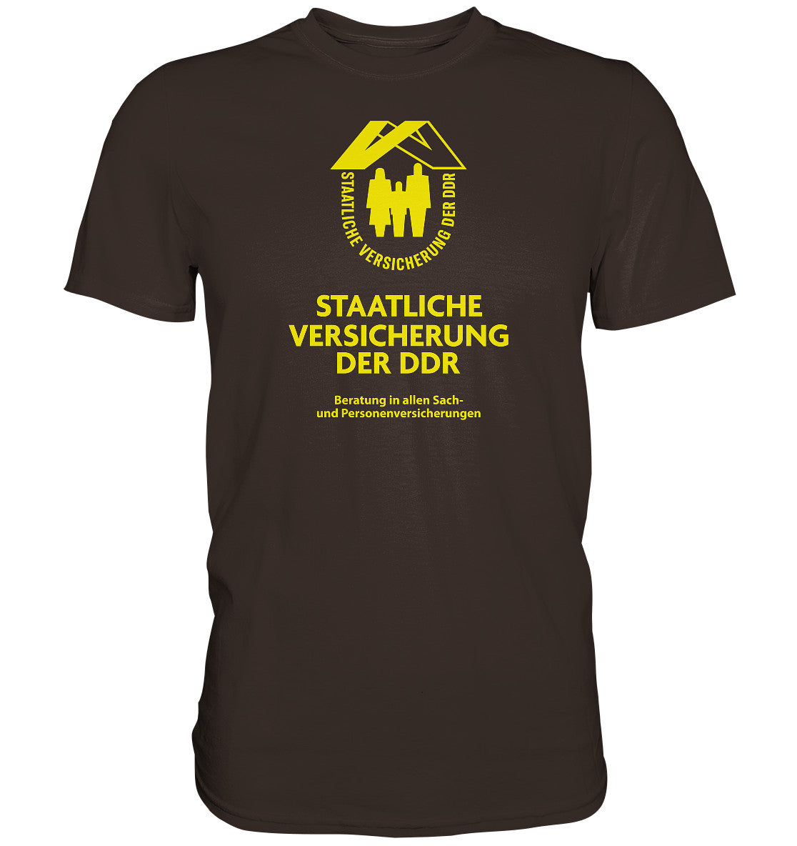 DDR Ostalgie Shirt Unisex • STAATLICHE VERSICHERUNG DER DDR