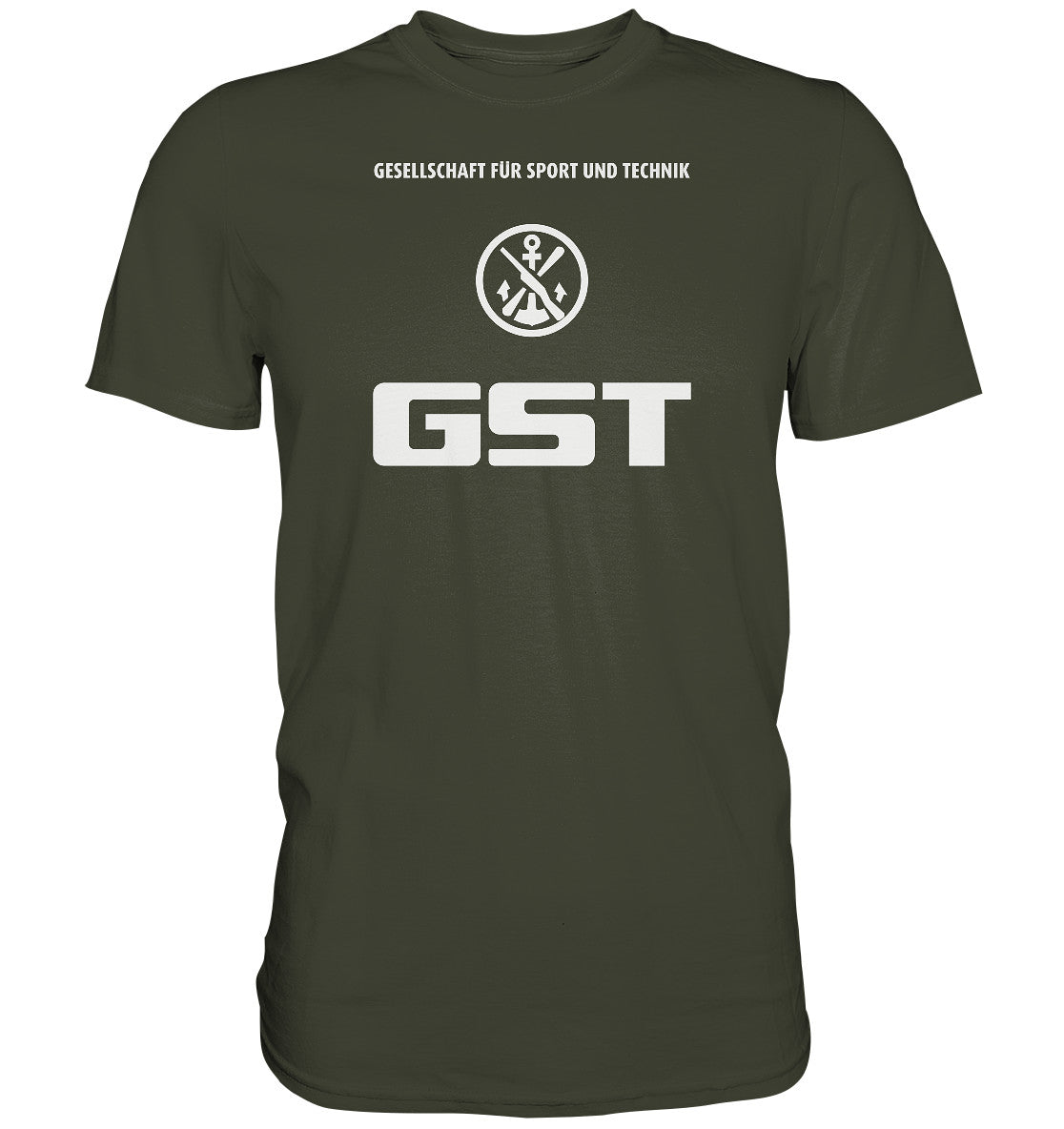 DDR Ostalgie Shirt Unisex • GST - GESELLSCHAFT FÜR SPORT UND TECHNIK