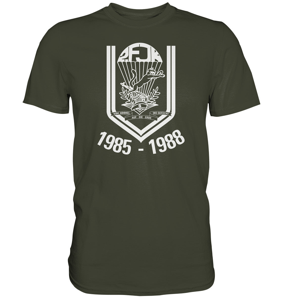 DDR Ostalgie Shirt Unisex • 2. FJK DDR NVA FALLSCHIRMJÄGER