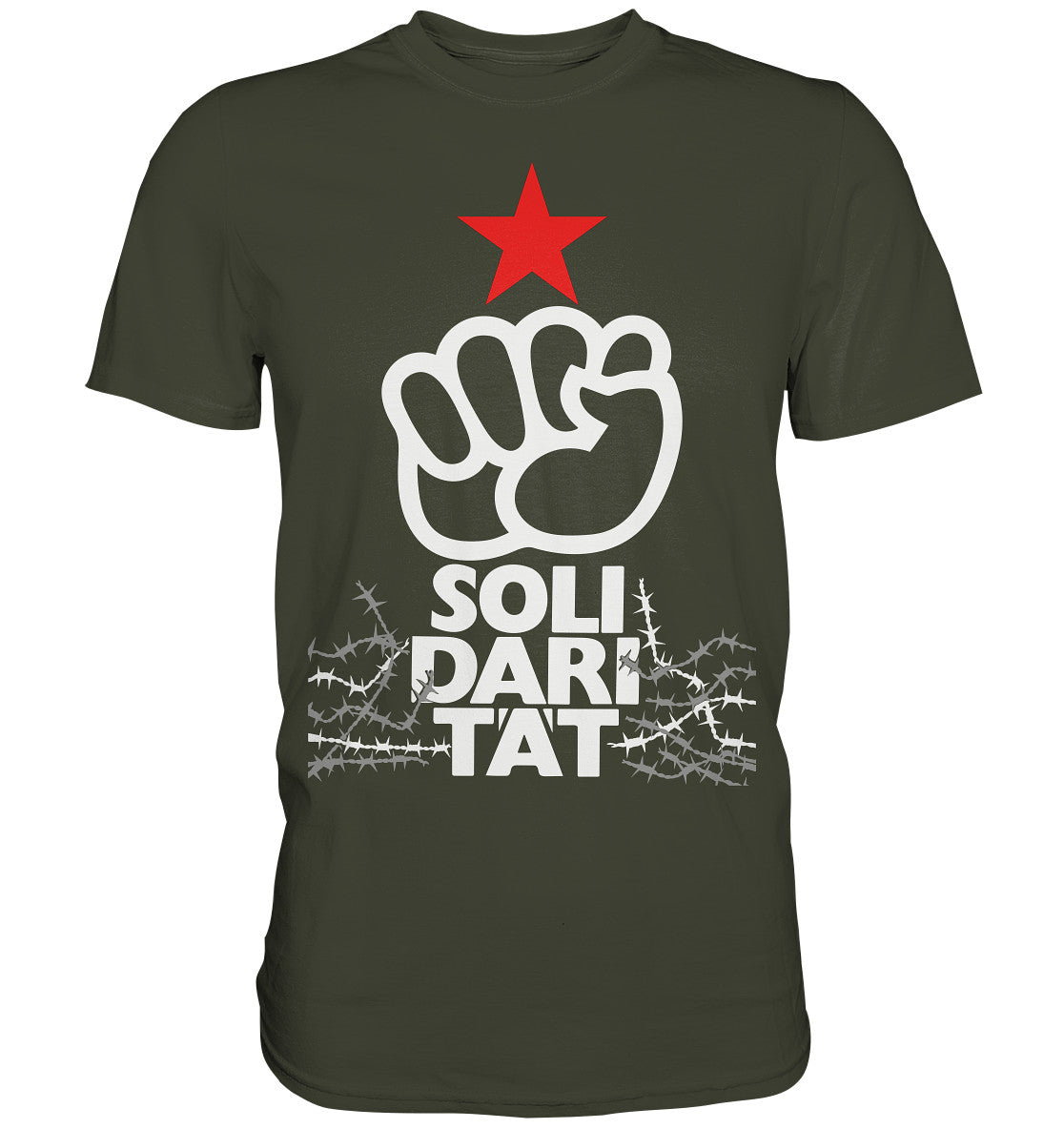 DDR Ostalgie Shirt Unisex • INTERNATIONALE SOLIDARITÄT