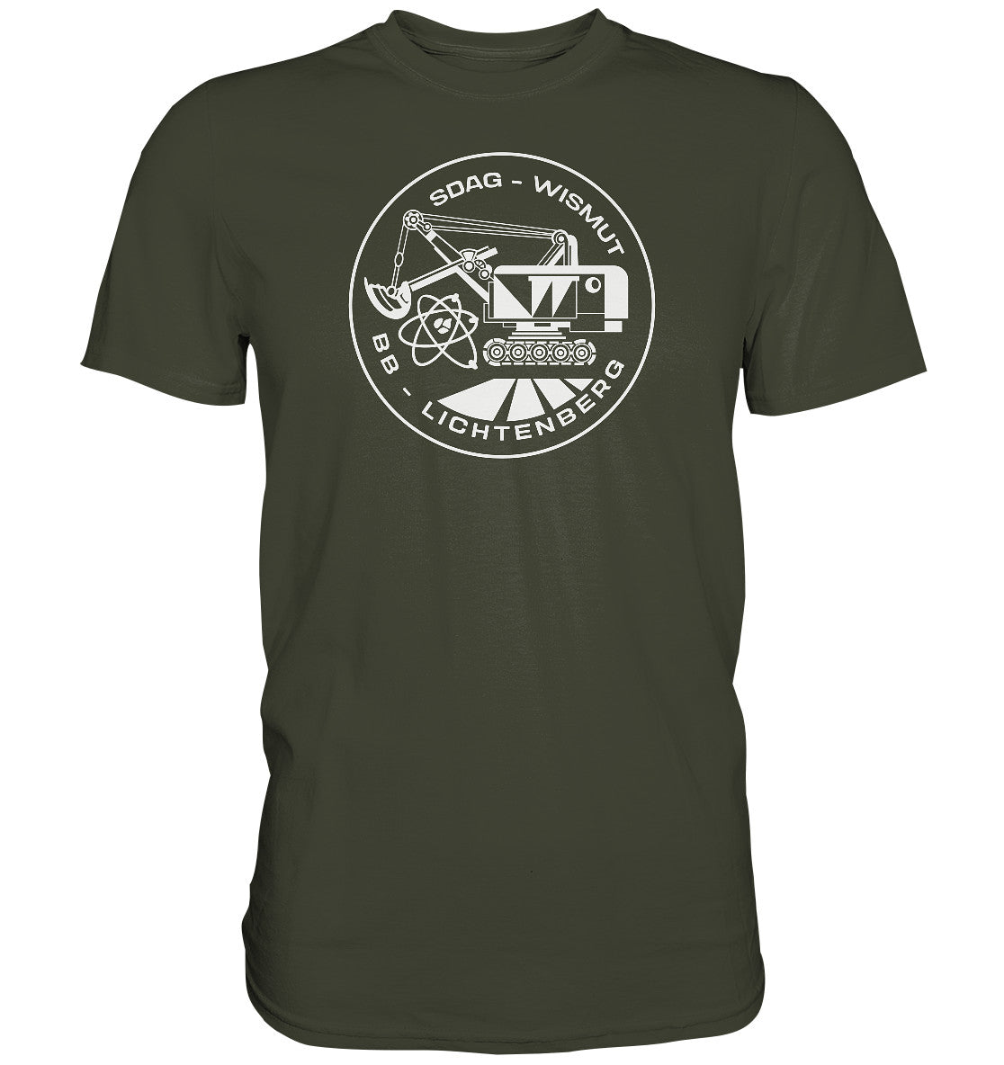 DDR Ostalgie Shirt Unisex • SDAG WISMUT - BB LICHTENBERG