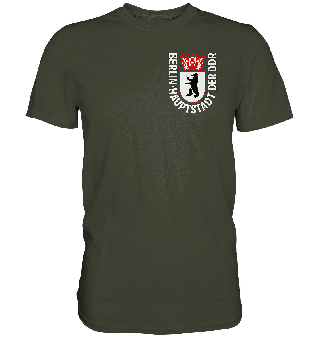 DDR Ostalgie Shirt Unisex • WAPPEN BERLIN - HAUPTSTADT DER DDR