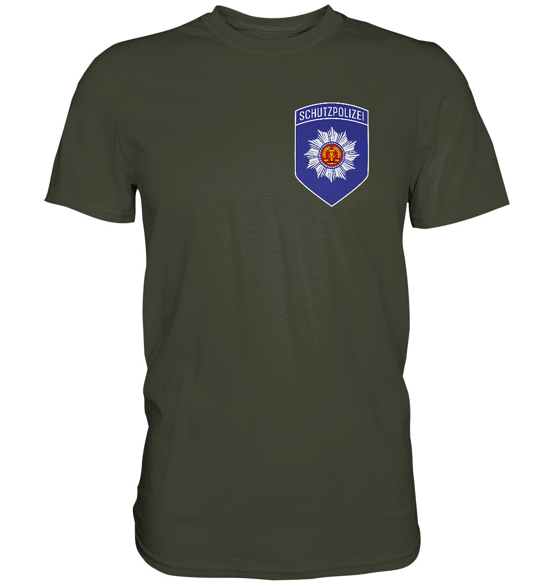 DDR Ostalgie Shirt Unisex • ZK - ZENTRALE KRÄFTE SCHUTZPOLIZEI