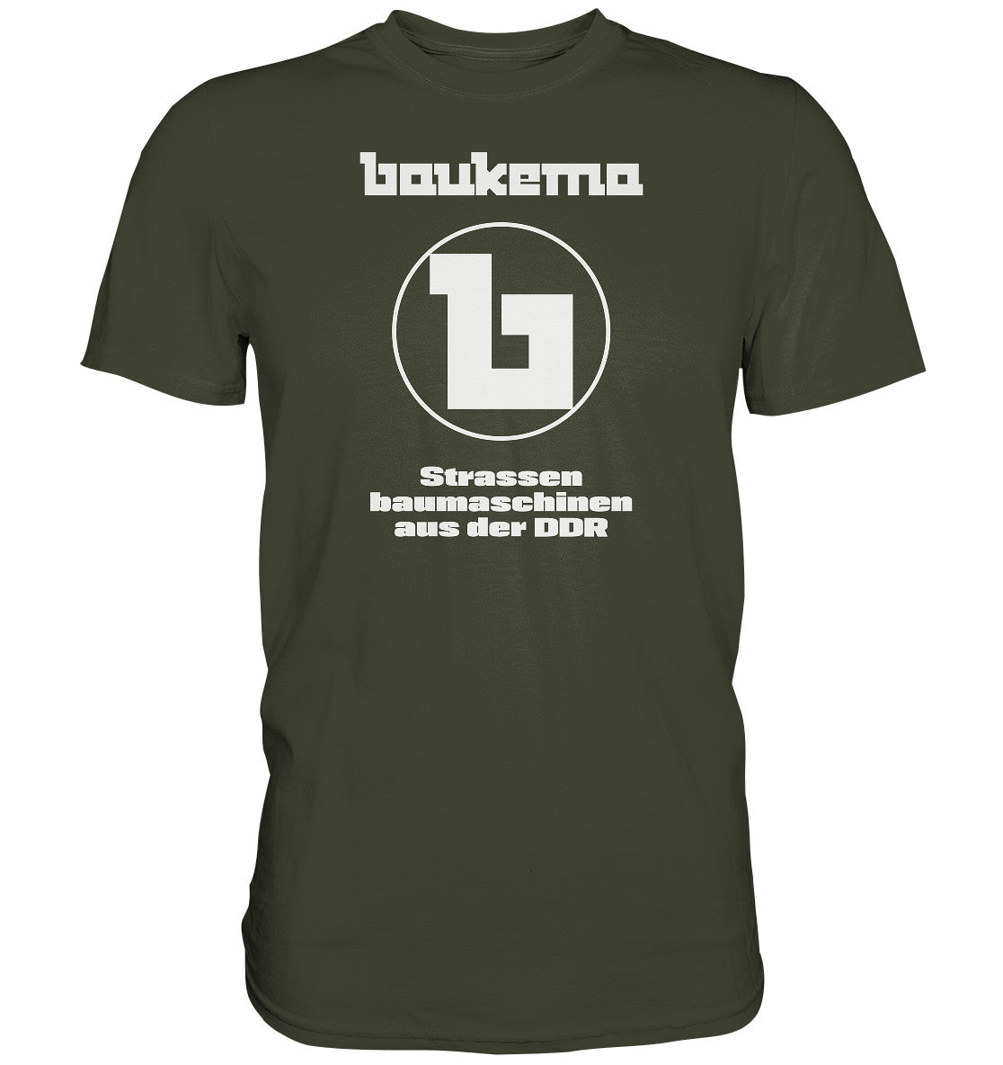 DDR Ostalgie Shirt Unisex • BAUKEMA STRASSENBAUMASCHINEN