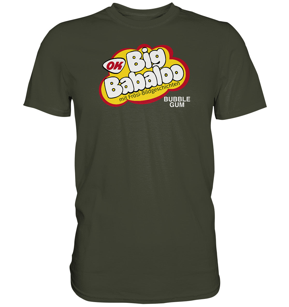 DDR Ostalgie Shirt Unisex • BIG BABALOO - FRÖSI-KAUGUMMI