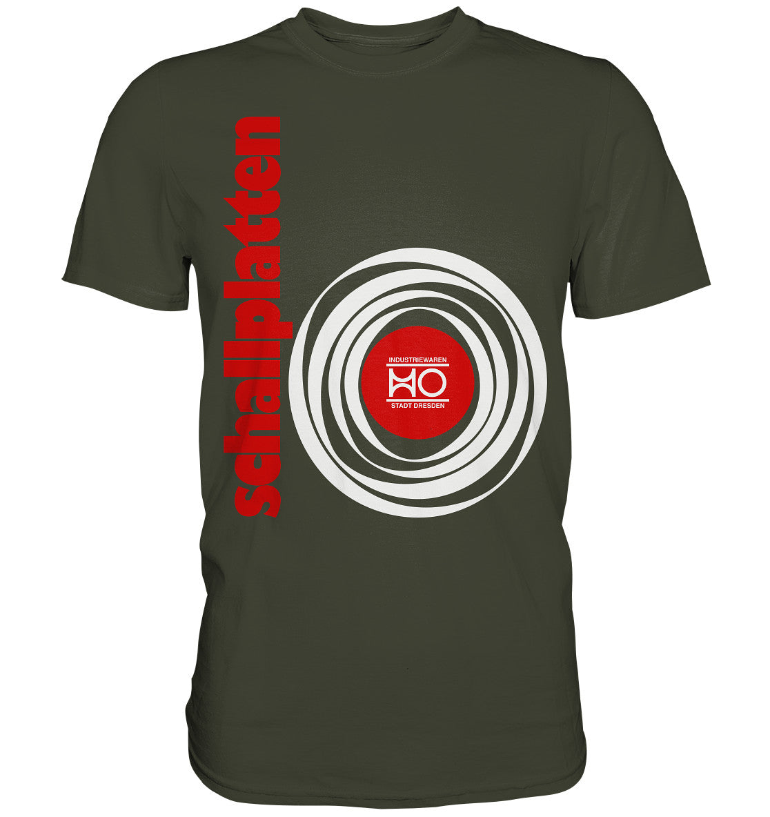 DDR Ostalgie Shirt Unisex • HO SCHALLPLATTEN DRESDEN