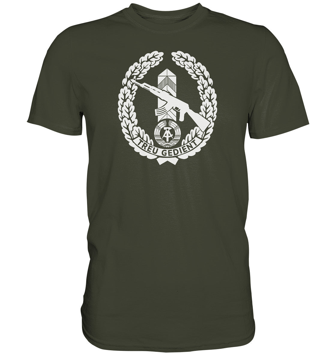 DDR Ostalgie Shirt Unisex • NVA-ORDEN - TREU GEDIENT - GRENZTRUPPEN