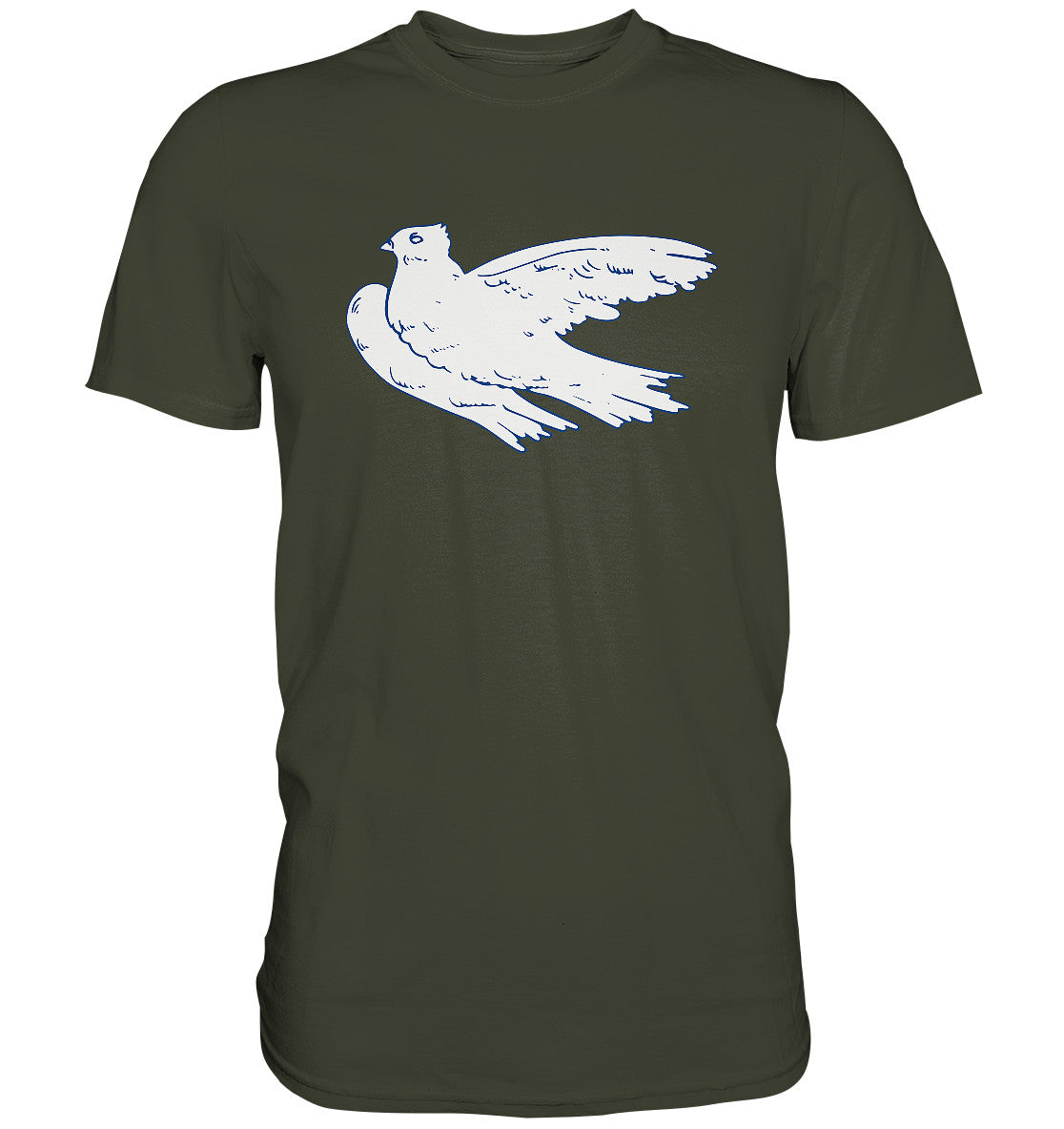 DDR Ostalgie Shirt Unisex • DDR - KLEINE WEISSE FRIEDENSTAUBE