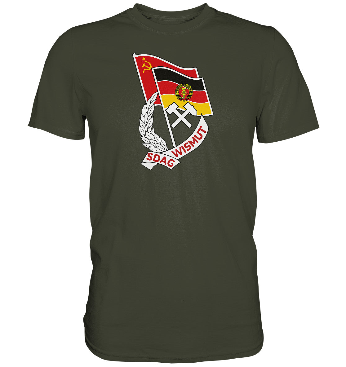 DDR Ostalgie Shirt Unisex • ORDEN SDAG WISMUT