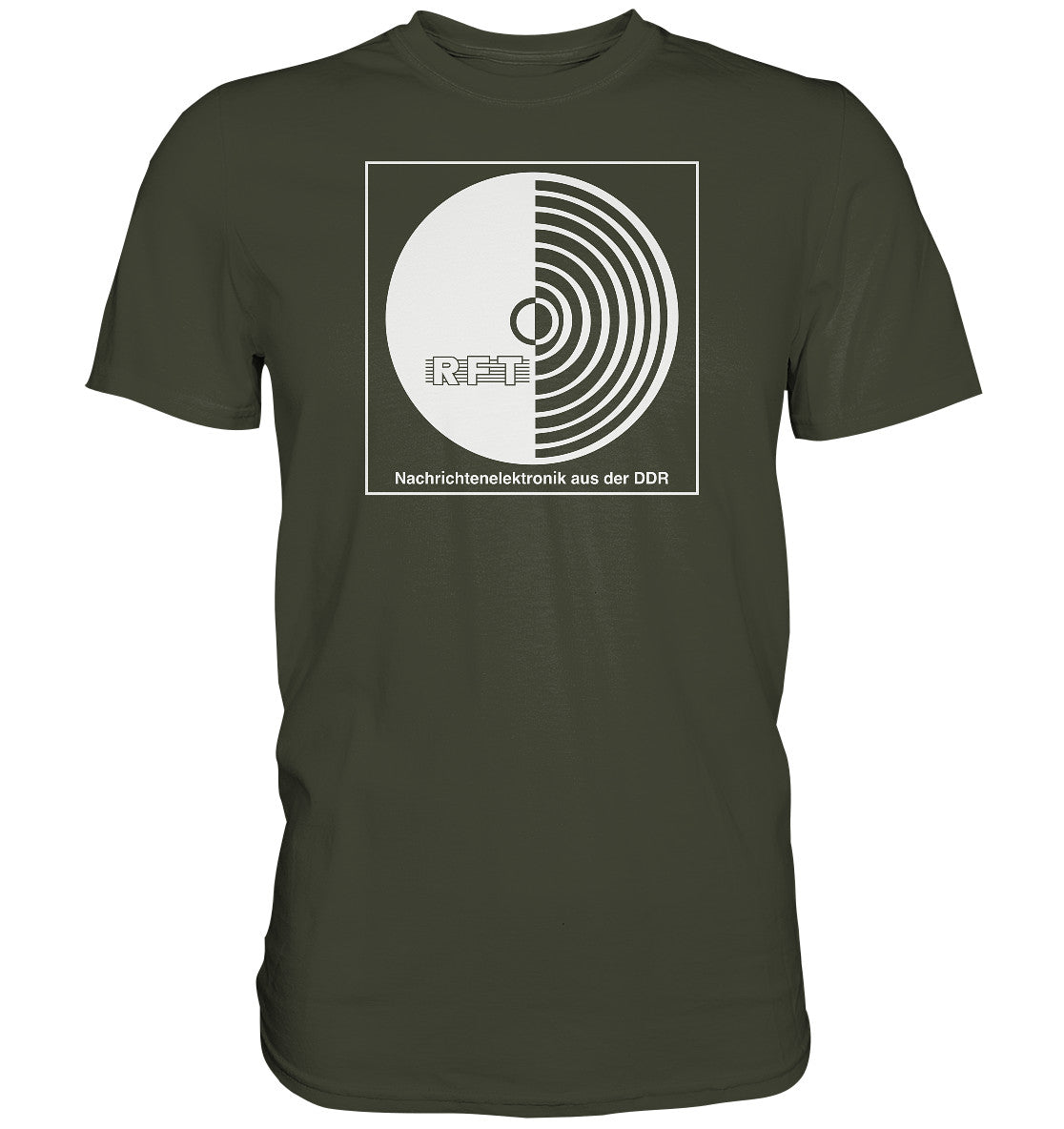 DDR Ostalgie Shirt Unisex • RFT NACHRICHTENELEKTRONIK AUS DER DDR