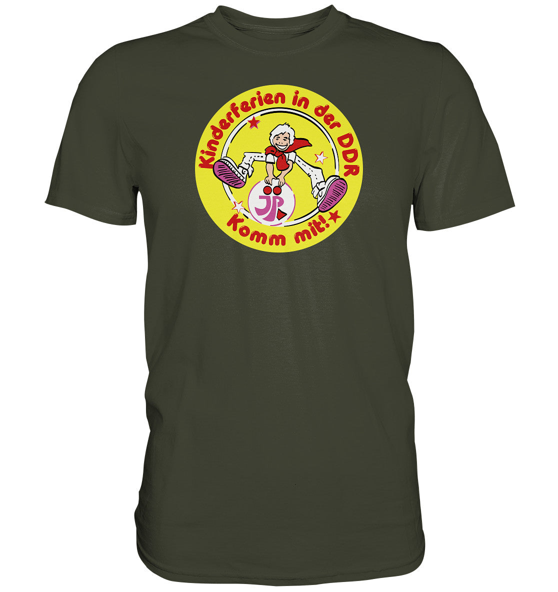 DDR Ostalgie Shirt Unisex • JP - KINDERFERIEN IN DER DDR