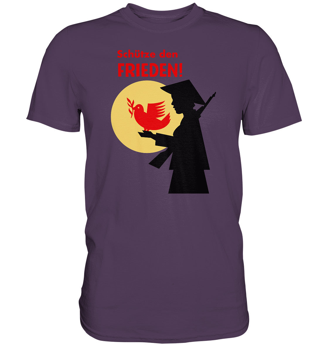 DDR Ostalgie Shirt Unisex • SCHÜTZE DEN FRIEDEN! SOLIDARITÄT MIT VIETNAM