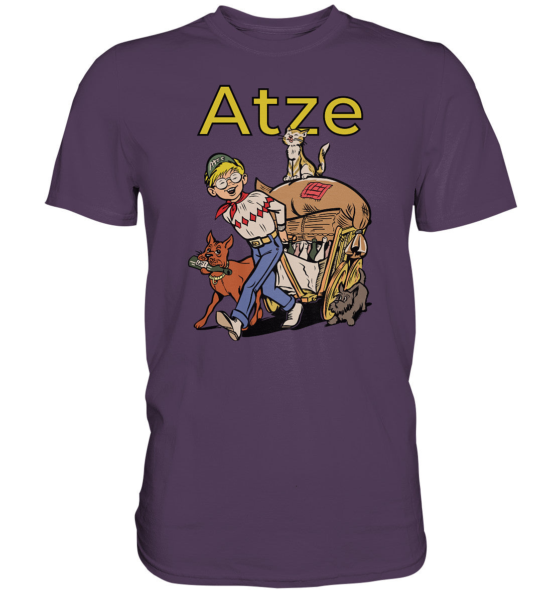 DDR Ostalgie Shirt Unisex • ATZE - TITEL ALTSTOFFE