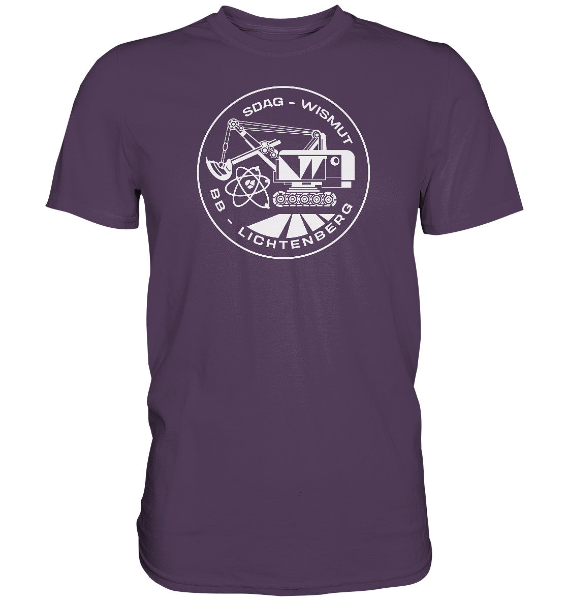 DDR Ostalgie Shirt Unisex • SDAG WISMUT - BB LICHTENBERG