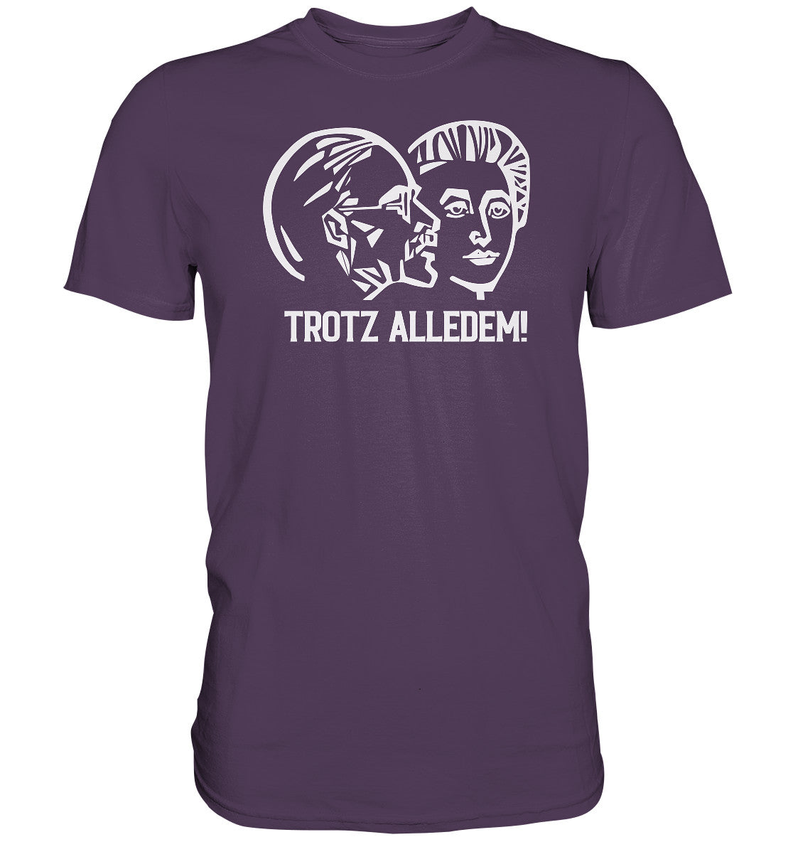 DDR Ostalgie Shirt Unisex • DDR STAATSRATSGEBÄUDE - TROTZ ALLEDEM!