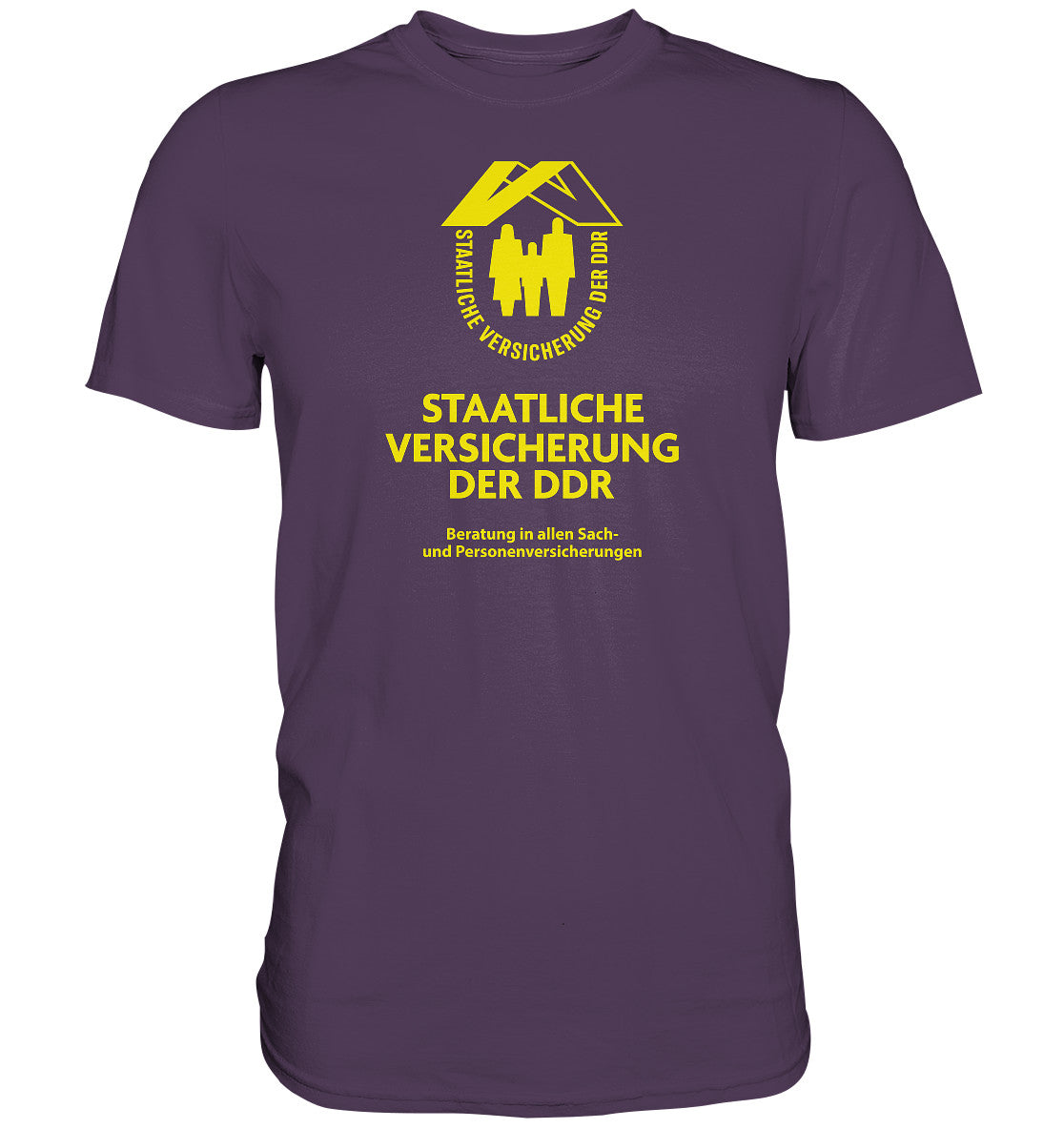 DDR Ostalgie Shirt Unisex • STAATLICHE VERSICHERUNG DER DDR