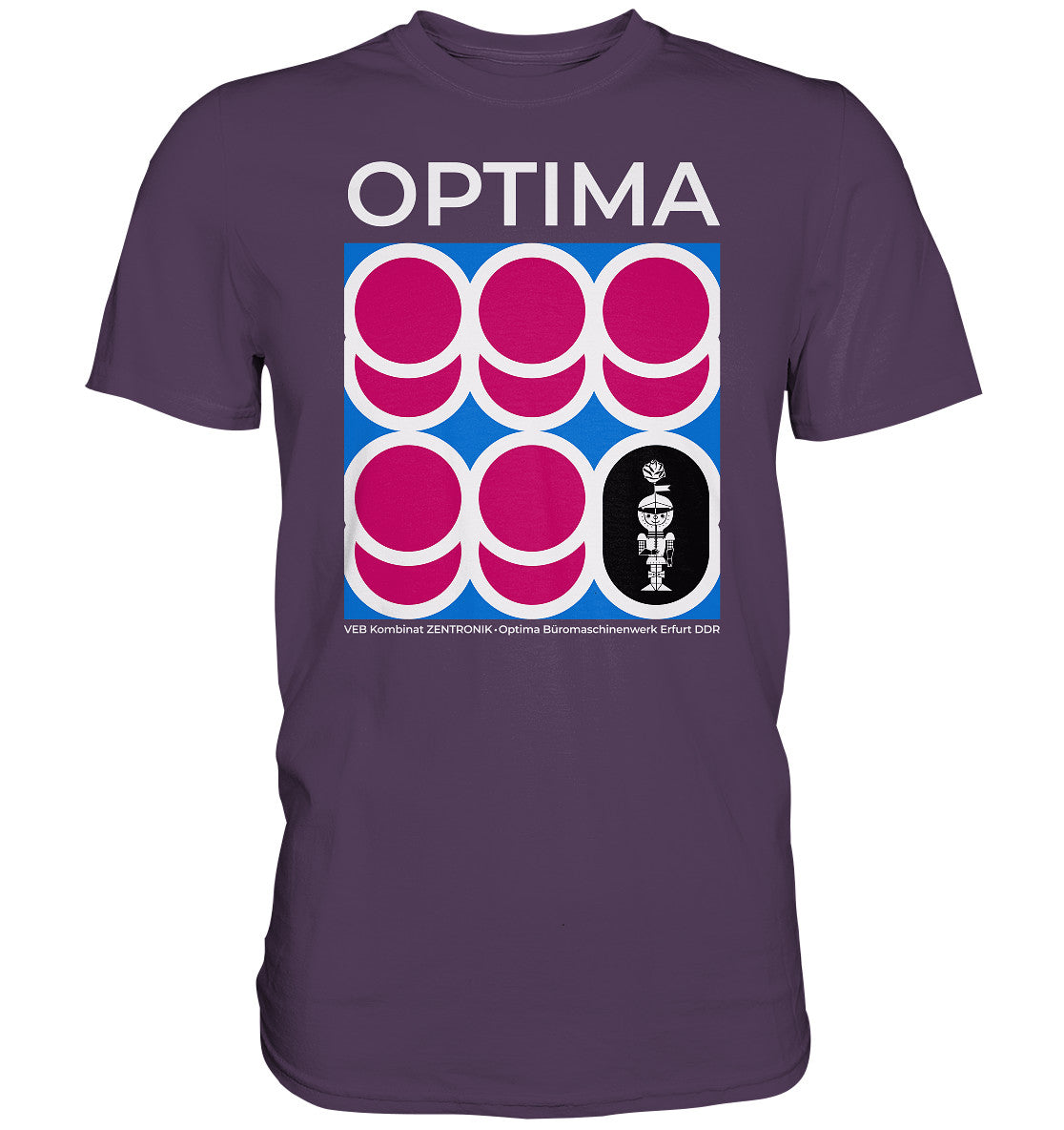 DDR Ostalgie Shirt Unisex • OPTIMA KOMBINAT ZENTRONIK ERFURT