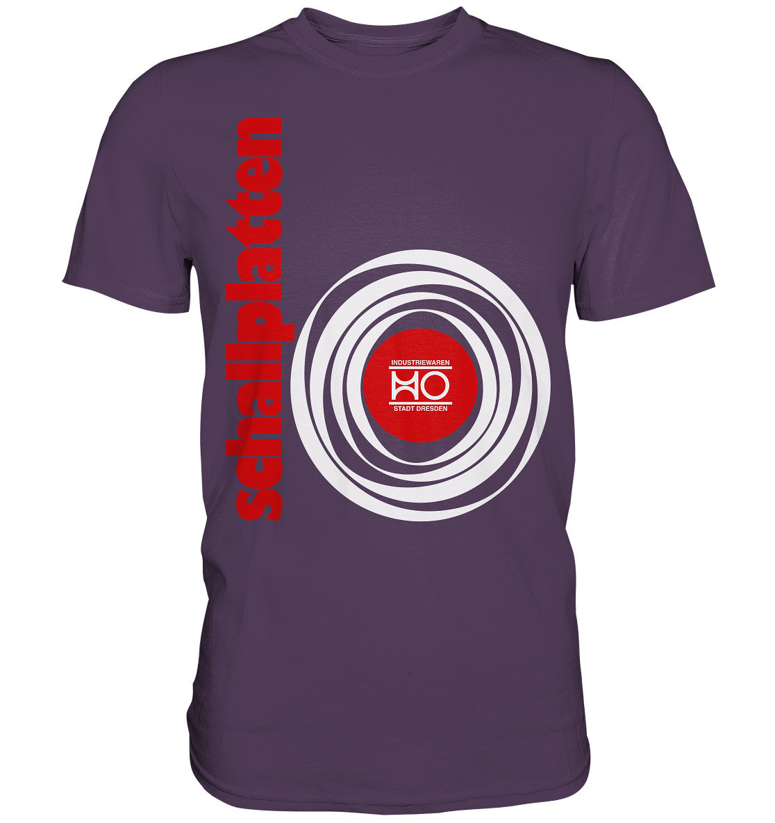 DDR Ostalgie Shirt Unisex • HO SCHALLPLATTEN DRESDEN