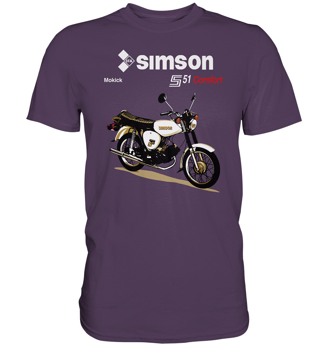 DDR Ostalgie Shirt Unisex • SIMSON COMFORT - ORIGINAL PROSPEKT