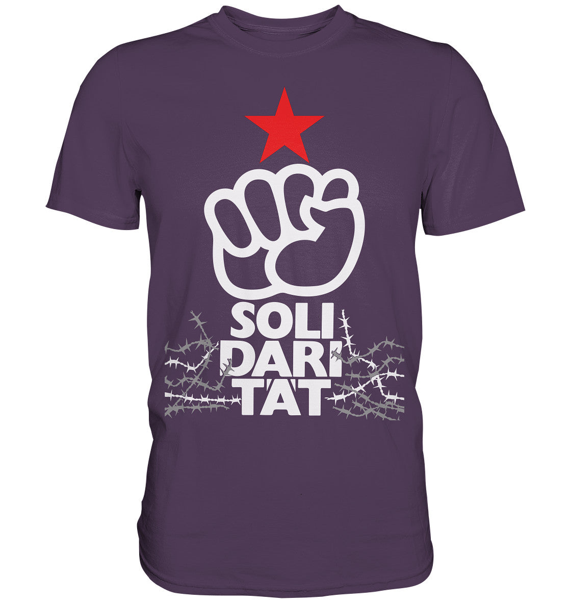 DDR Ostalgie Shirt Unisex • INTERNATIONALE SOLIDARITÄT