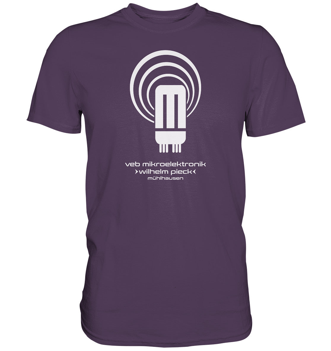 DDR Ostalgie Shirt Unisex • VEB MIKROELEKTRONIK WILHELM PIECK MÜHLHAUSEN