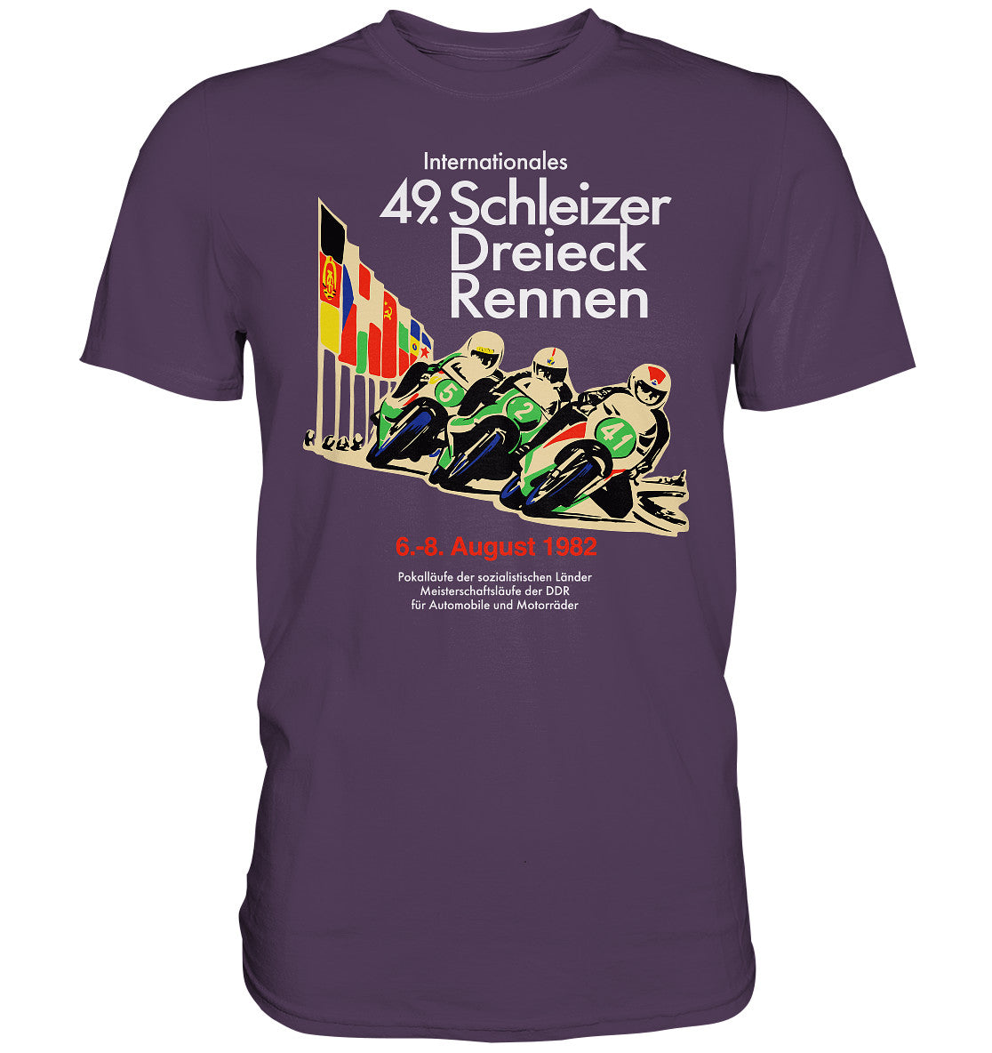 DDR Ostalgie Shirt Unisex • SCHLEIZER DREIECK-RENNEN DDR 1982