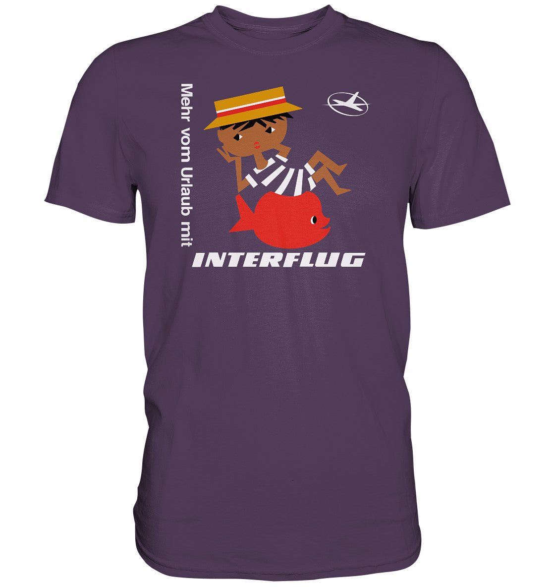 DDR Ostalgie Shirt Unisex • MEHR VOM URLAUB - MIT INTERFLUG