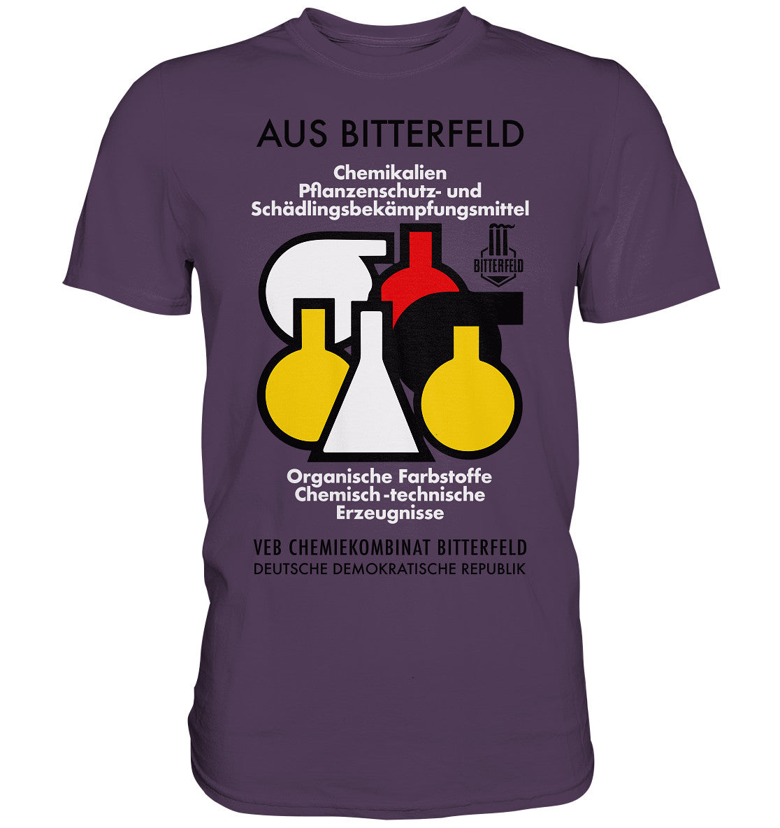 DDR Ostalgie Shirt Unisex • CHEMIKALIEN AUS BITTERFELD