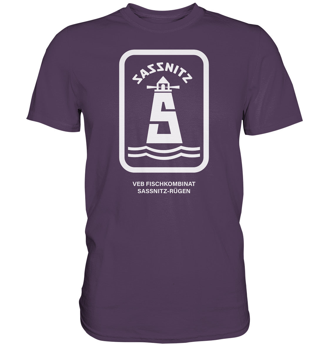 DDR Ostalgie Shirt Unisex • VEB FISCHKOMBINAT SASSNITZ-RÜGEN