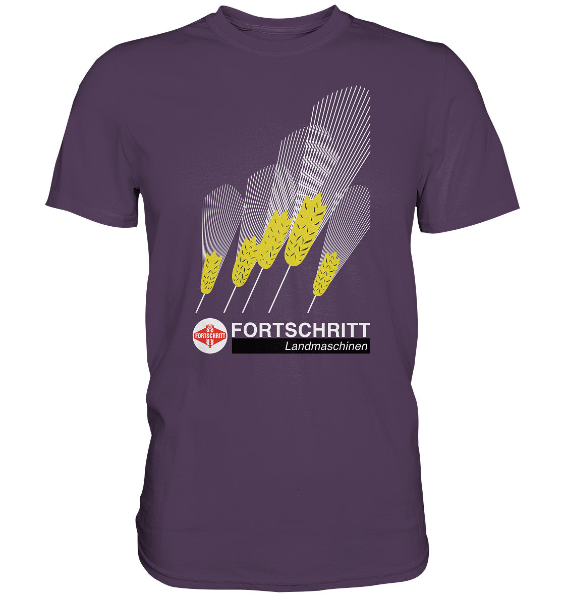 DDR Ostalgie Shirt Unisex • FORTSCHRITT LANDMASCHINEN - PLAKATMOTIV