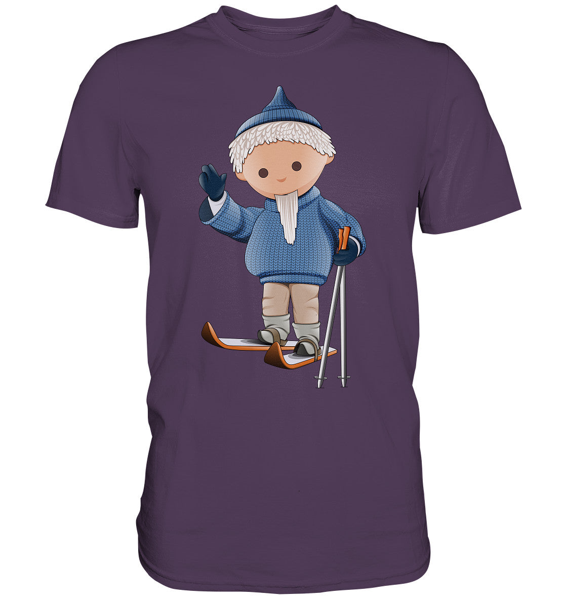 DDR Ostalgie Shirt Unisex • UNSER SANDMÄNNCHEN - AUF SKIERN (PU 422)