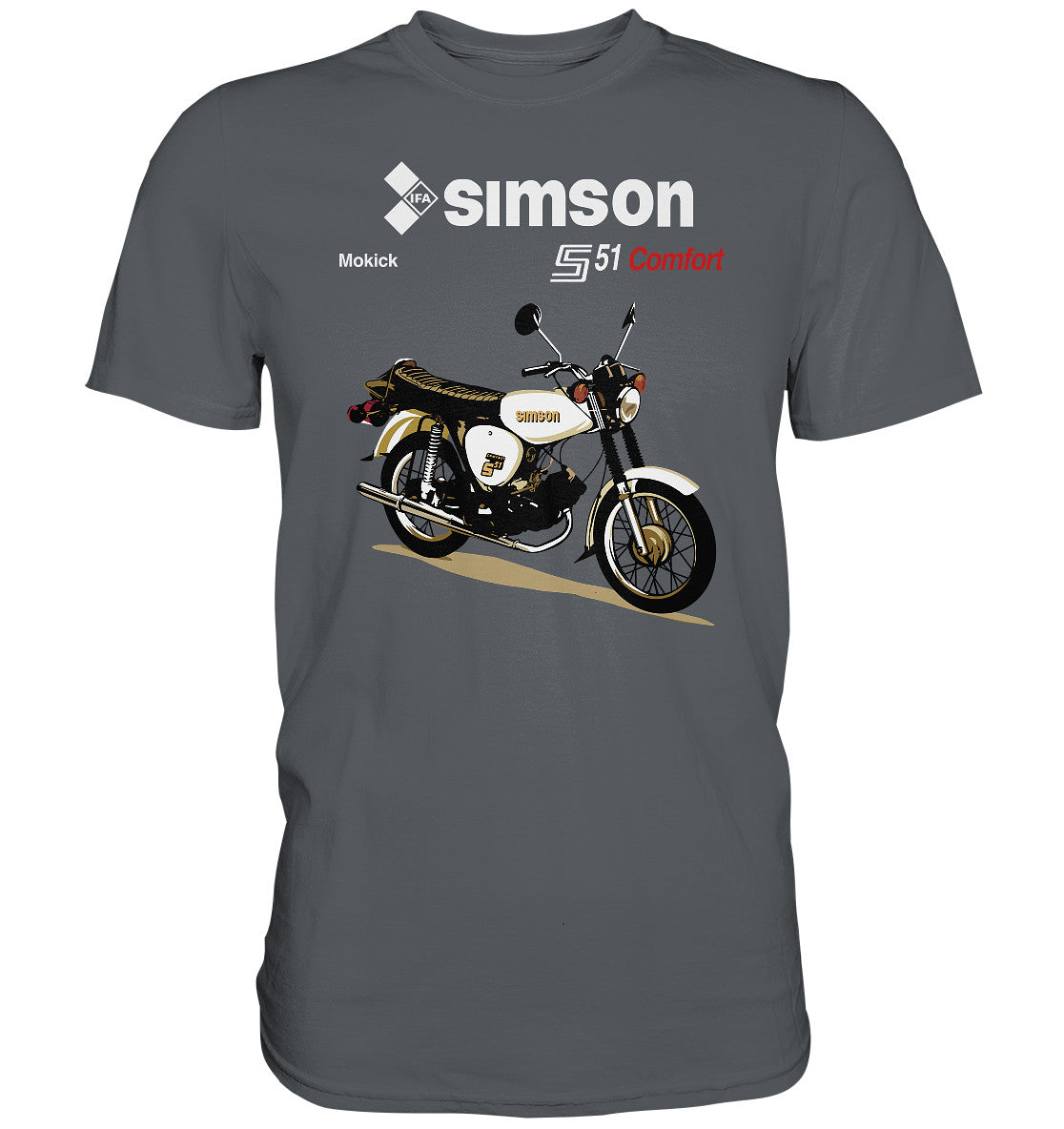 DDR Ostalgie Shirt Unisex • SIMSON COMFORT - ORIGINAL PROSPEKT