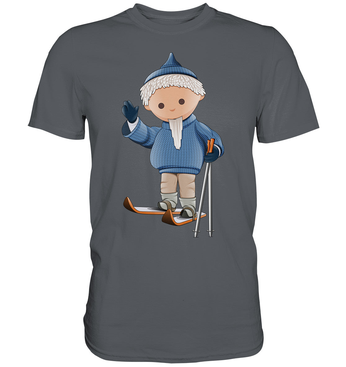 DDR Ostalgie Shirt Unisex • UNSER SANDMÄNNCHEN - AUF SKIERN (PU 422)