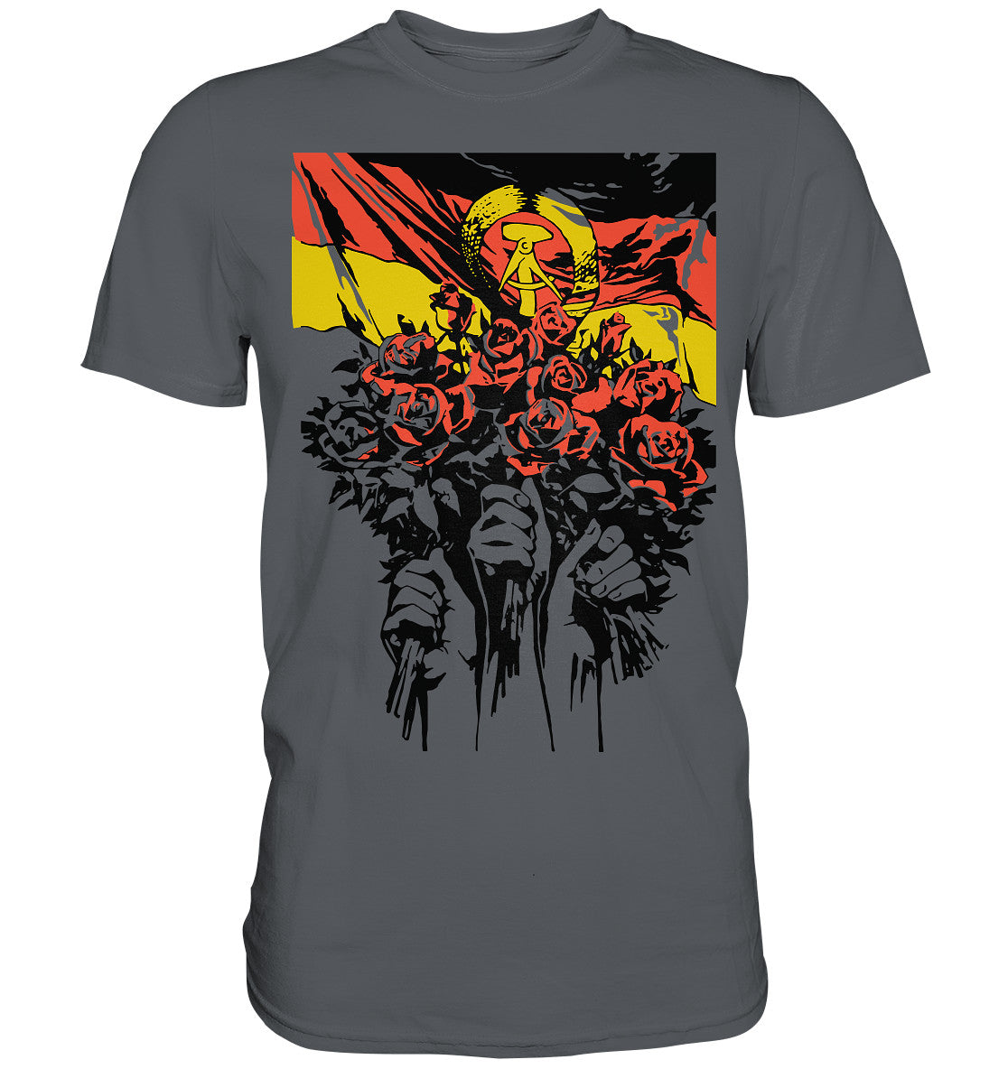 DDR Ostalgie Shirt Unisex • NATIONALES JUGENDFESTIVAL - BERLIN 1979, PLAKATMOTIV