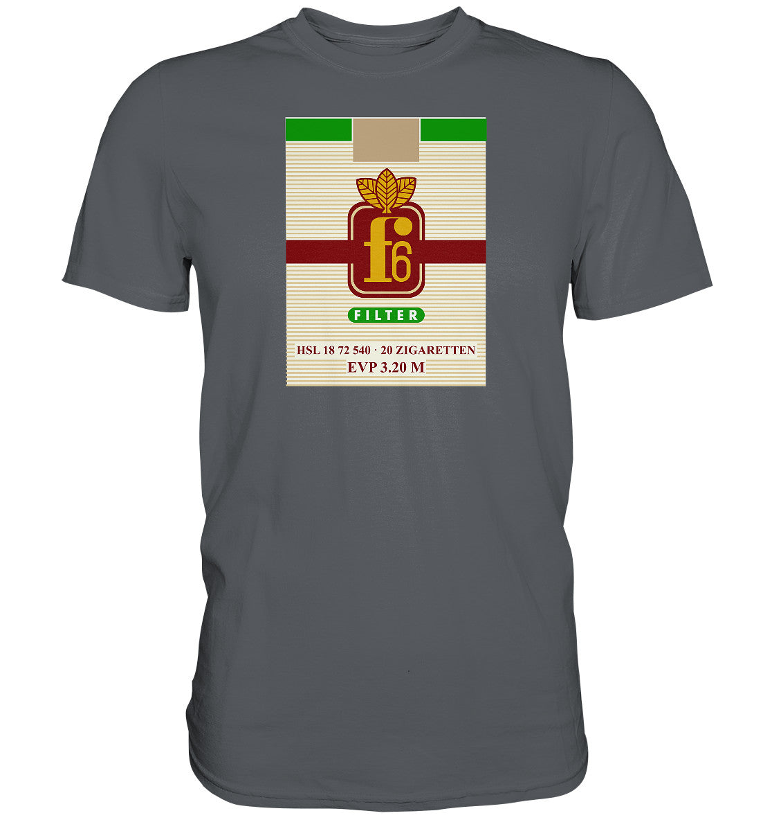 DDR Ostalgie Shirt Unisex • F6 FILTER ZIGARETTEN