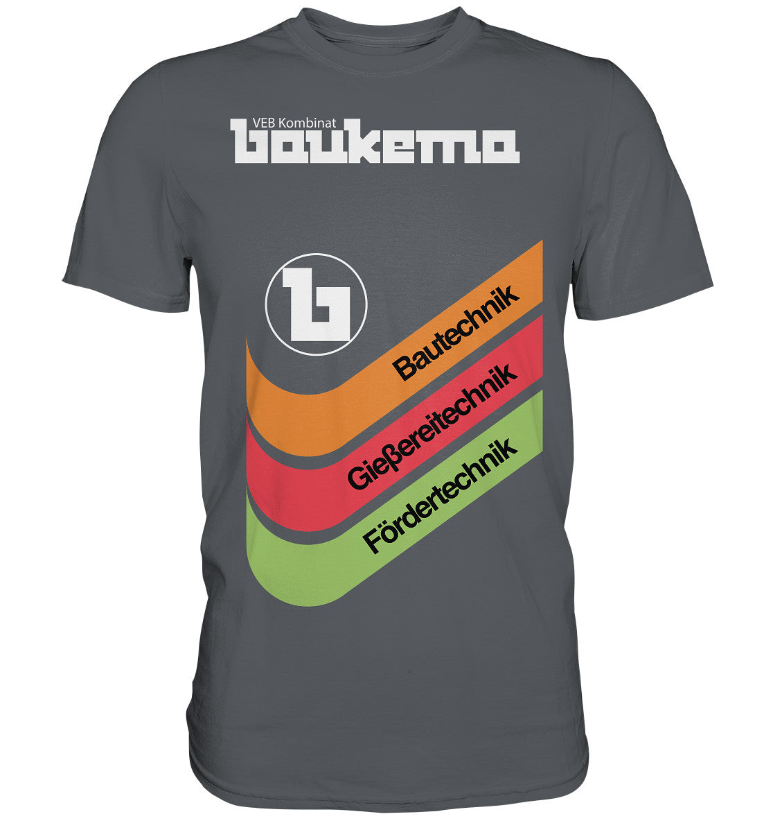 DDR Ostalgie Shirt Unisex • VEB KOMBINAT BAUKEMA