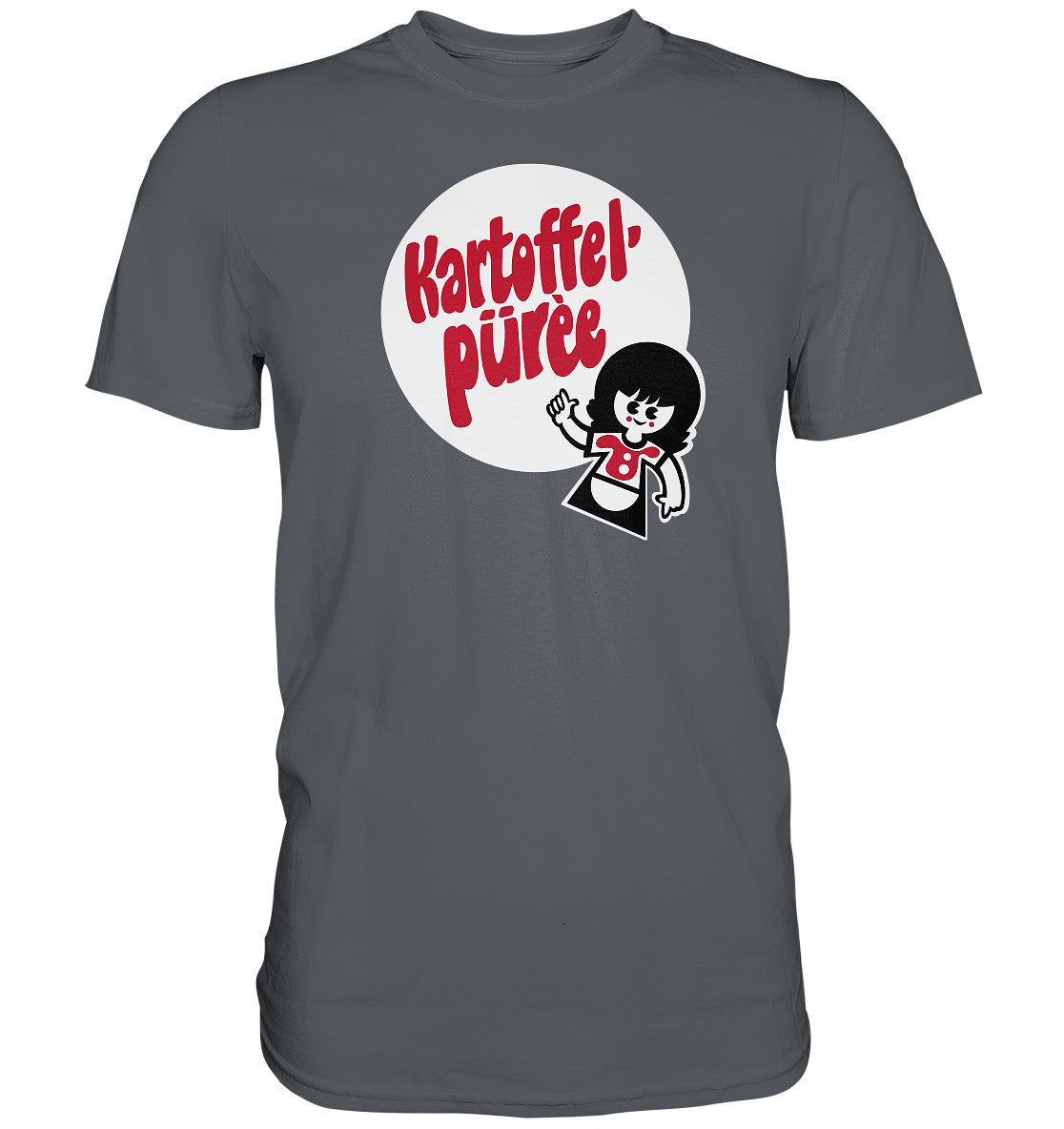DDR Ostalgie Shirt Unisex • KARTOFFELPÜREE - VEB KARTOFFELVEREDLUNGSWERK HAGENOW