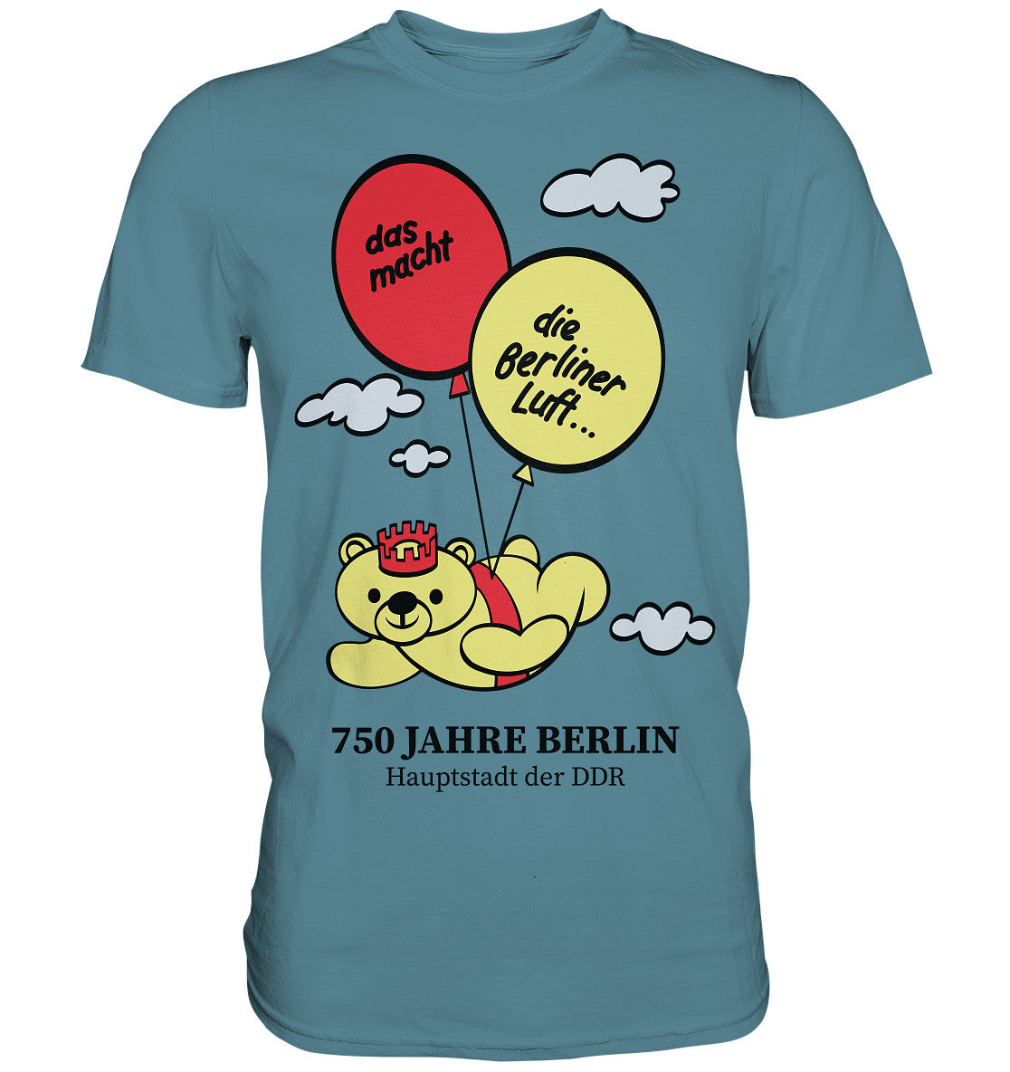 DDR Ostalgie Shirt Unisex • 750 JAHRE BERLIN