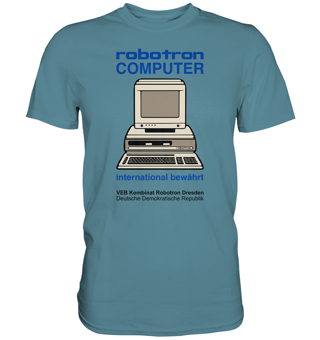 DDR Ostalgie Shirt Unisex • ROBOTRON COMPUTER DRESDEN