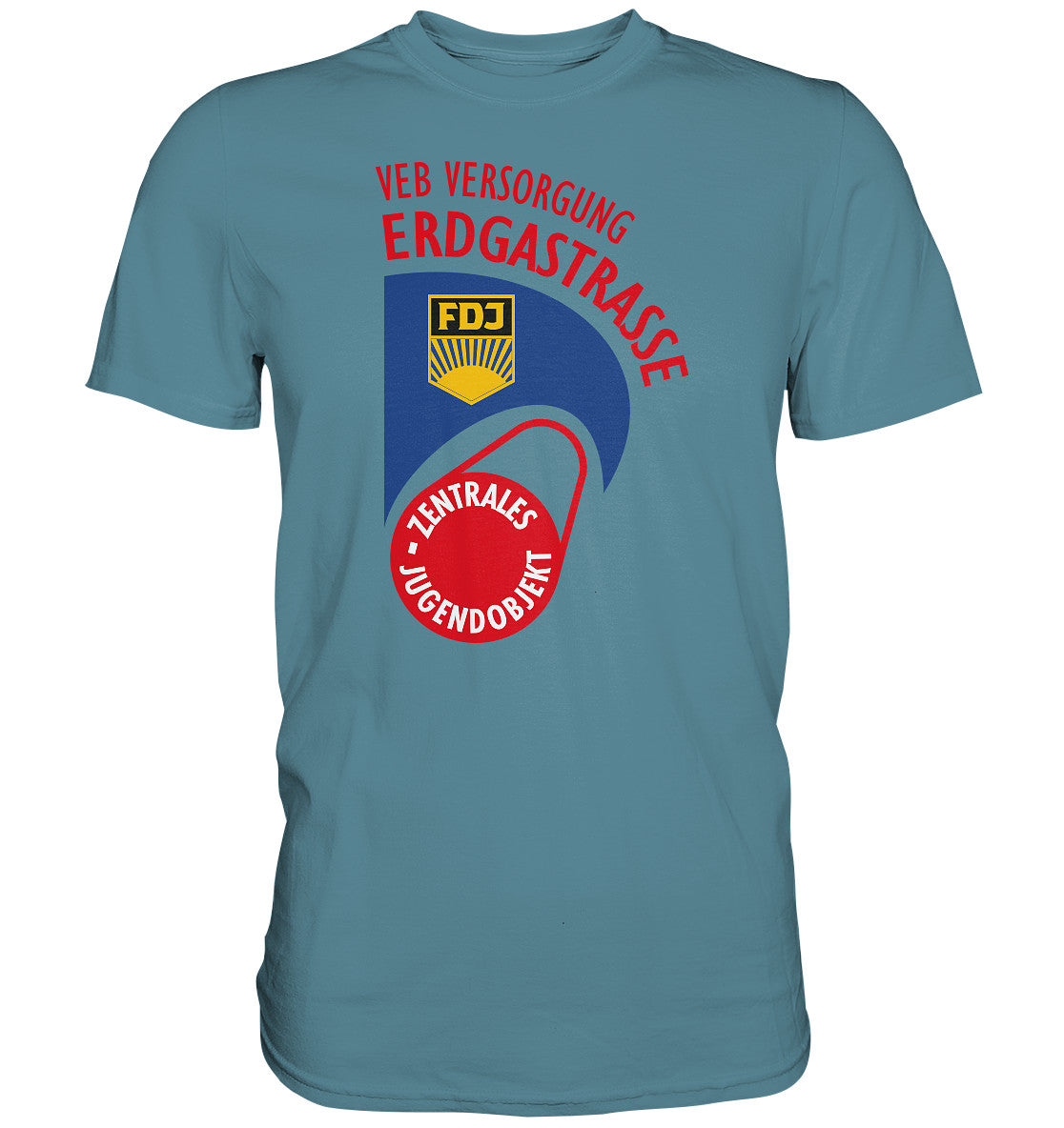 DDR Ostalgie Shirt Unisex • VEB VERSORGUNG ERDGASTRASSE