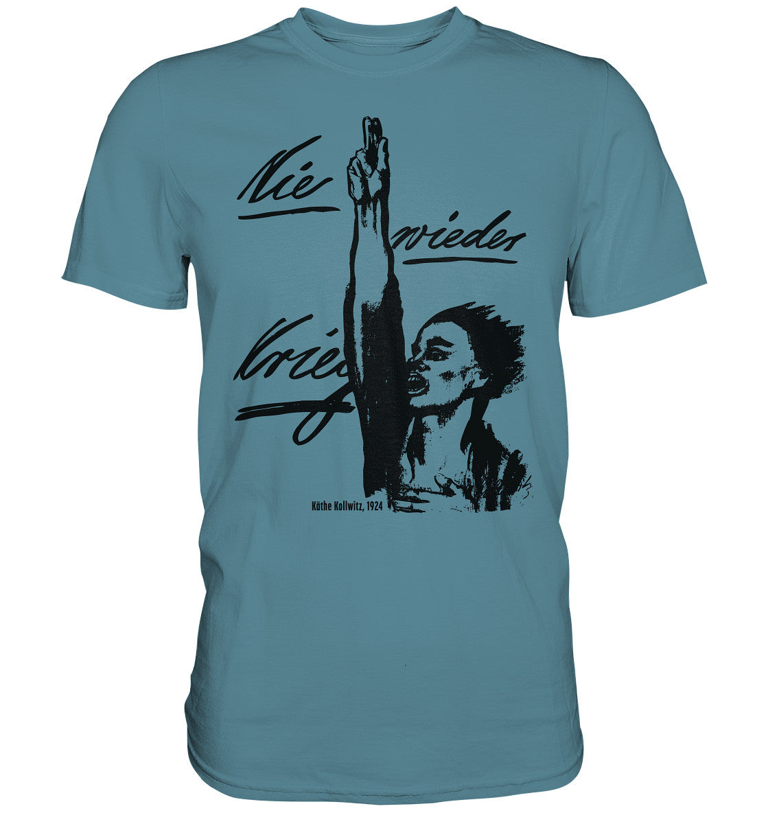 DDR Ostalgie Shirt Unisex • NIE WIEDER KRIEG - KÄTHE KOLLWITZ