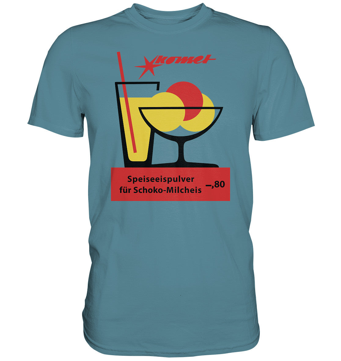DDR Ostalgie Shirt Unisex • KOMET SPEISEEISPULVER