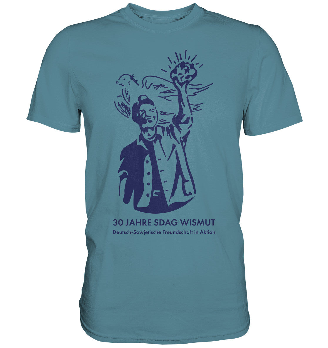 DDR Ostalgie Shirt Unisex • 30 JAHRE SDAG WISMUT