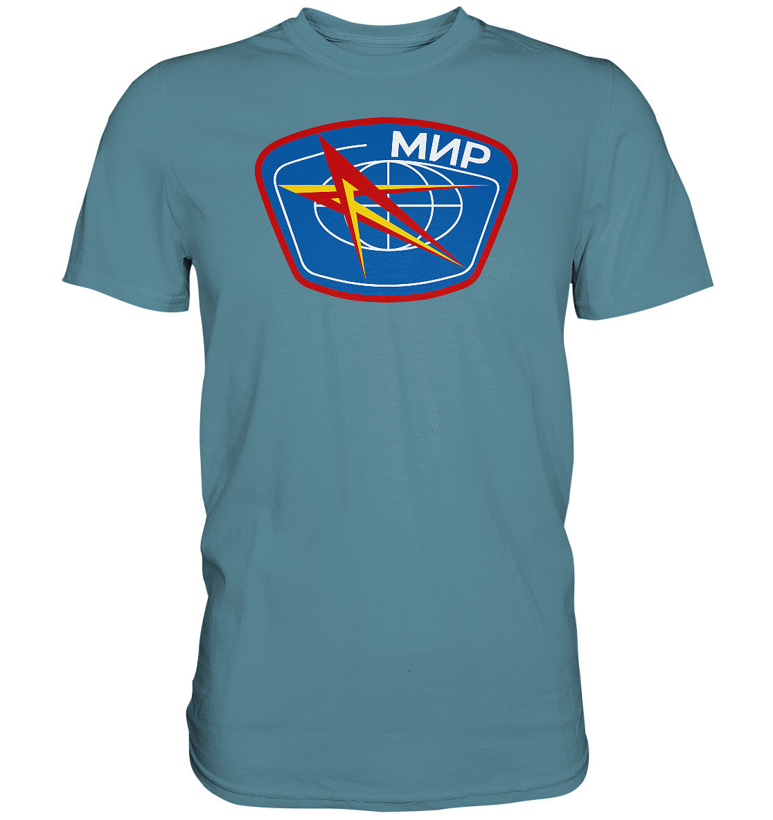 DDR Ostalgie Shirt Unisex • MIR - KOSMONAUTEN-BADGE