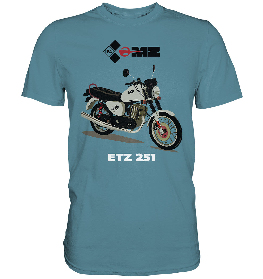 DDR Ostalgie Shirt Unisex • MZ ETZ 251 - ORIGINALWERBUNG