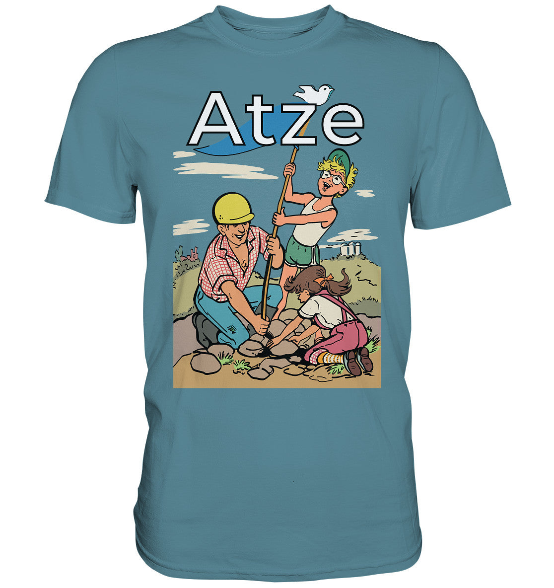 DDR Ostalgie Shirt Unisex • ATZE - TITEL FRIEDENSFLAGGE