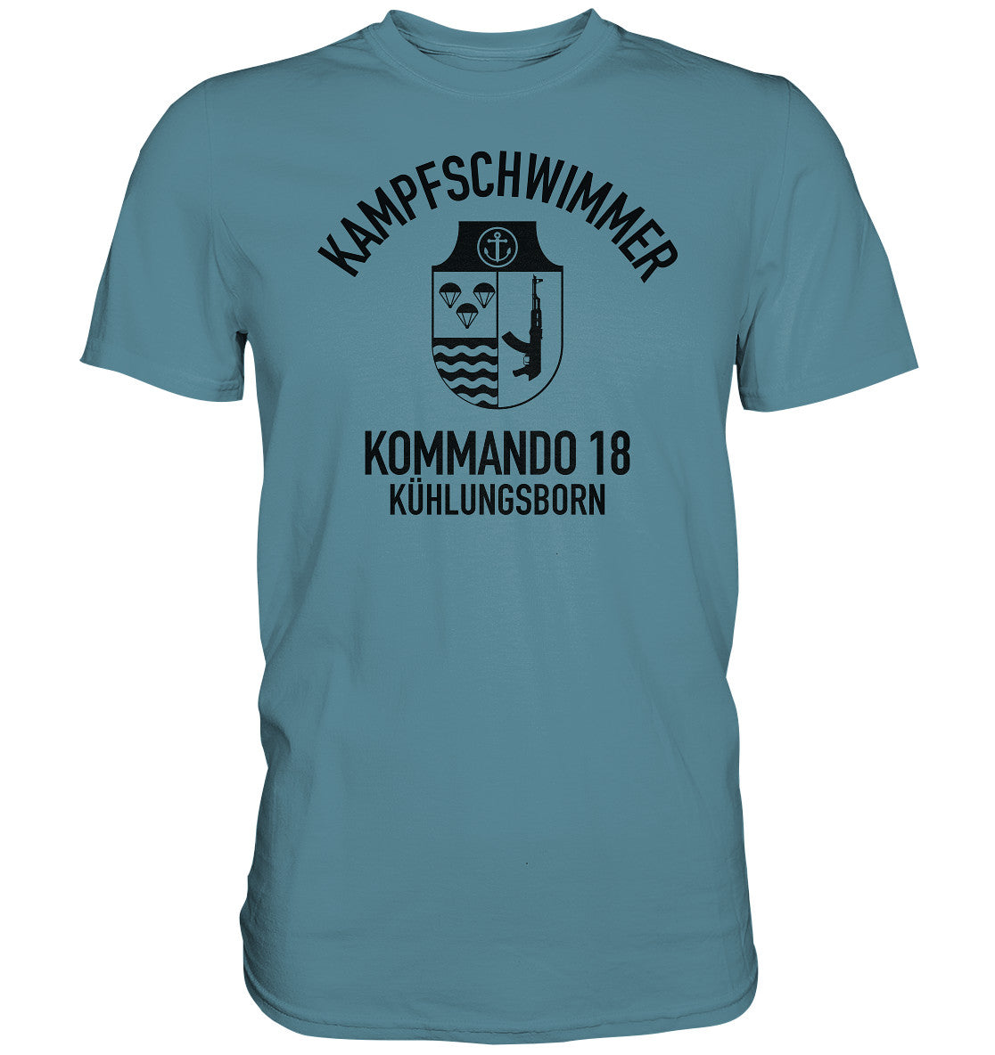 DDR Ostalgie Shirt Unisex • DDR KAMPFSCHWIMMER KÜHLUNGSBORN - hell