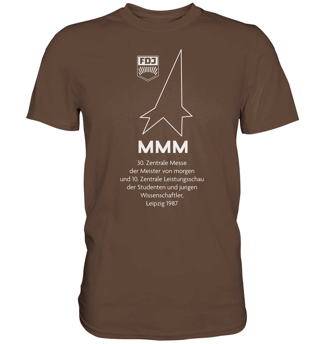 DDR Ostalgie Shirt Unisex • MESSE DER MEISTER VON MORGEN, LEIPZIG 1987