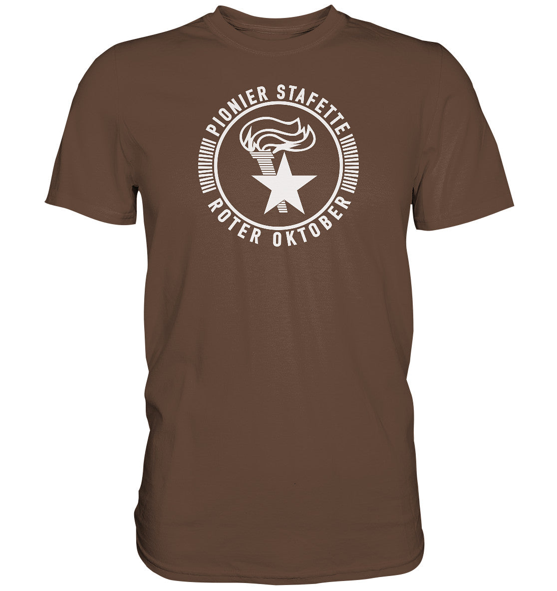 DDR Ostalgie Shirt Unisex • PIONIER-STAFETTE ROTER OKTOBER